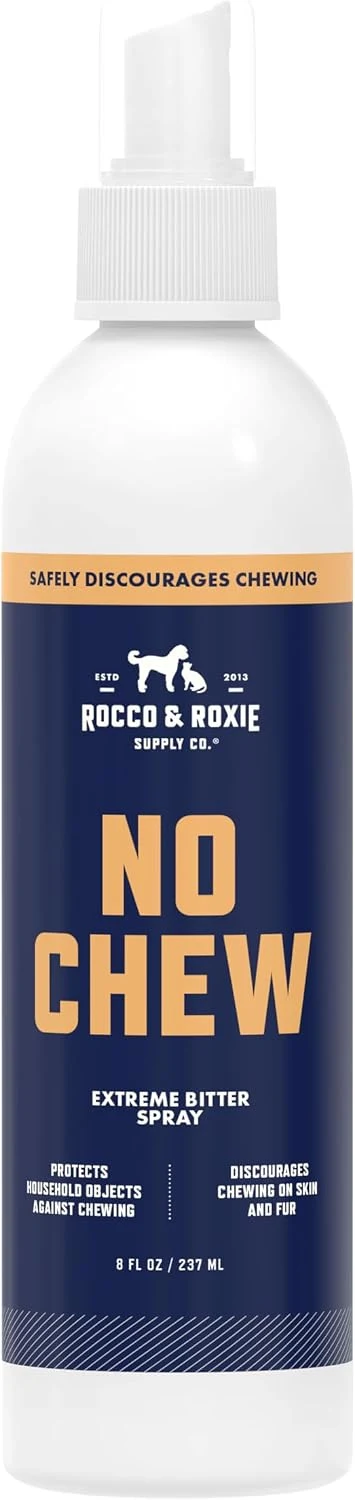 Rocco & Roxie No Chew Spray for Dogs - Alcohol-Free with Copaiba Oil, 8oz